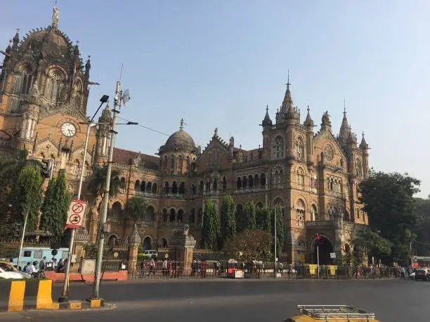 Chhatrapati Shivaji Terminus (officially Chhatrapati Shivaji Maharaj Terminus) 
CSTM (mainline) also known by its former name Victoria Terminus (VT), is a historic terminal
train station and UNESCO World Heritage Site in Mumbai, Maharashtra, India.Chhatrapati Shivaji Terminus (officially Chhatrapati Shivaji Maharaj Terminus) 
CSTM (mainline) also known by its former name Victoria Terminus (VT), is a historic terminal
train station and UNESCO World Heritage Site in Mumbai, Maharashtra, India.