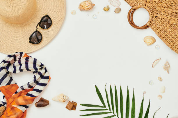 istock Backgrounds of summer stuffs 1164953045