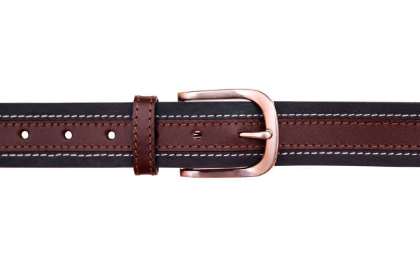 istock Close Up Of Brown Leather Belt 1164953256