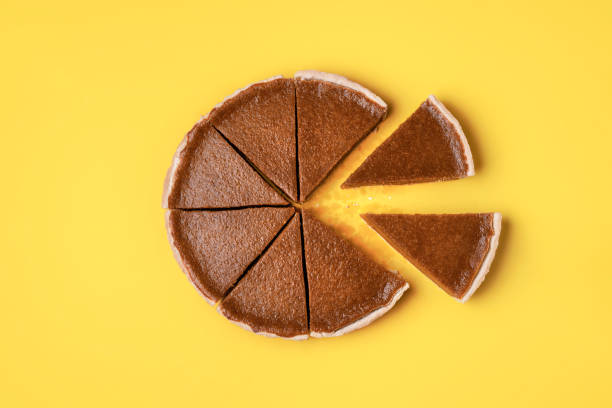 istock Two slices and a cut pumpkin pie. Traditional dessert 1164954973