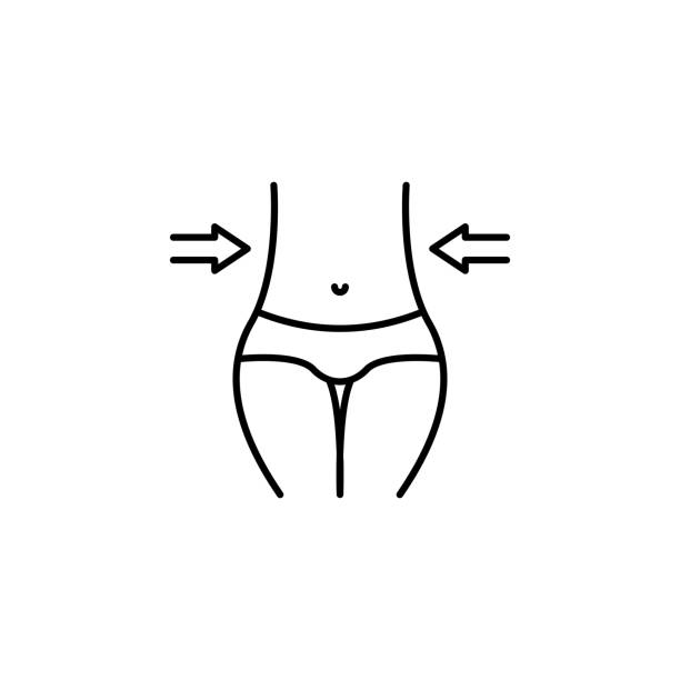 istock reduce outline icon. Elements of diet and nutrition illustration icon. Signs and symbol collection icon for websites, web design, mobile app, UI, UX 1164955280