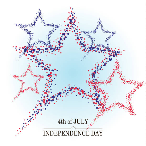 istock USA Independence Day. 4th of July. Firework, creative stars. 1164958412