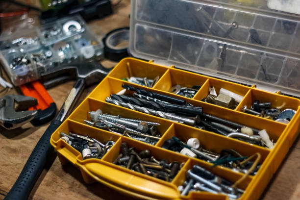 istock bunch of tools and screws etc. in a toolbox 1164965265