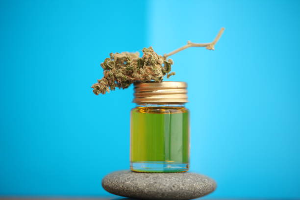 istock Medical marijuana cannabis cbd oil 1164969358