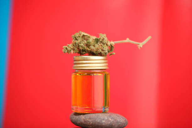 istock Medical marijuana cannabis cbd oil 1164969365