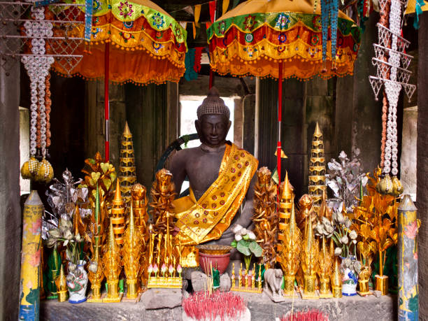 istock Architecture of ancient temple complex Angkor, Siem Reap 1164970774