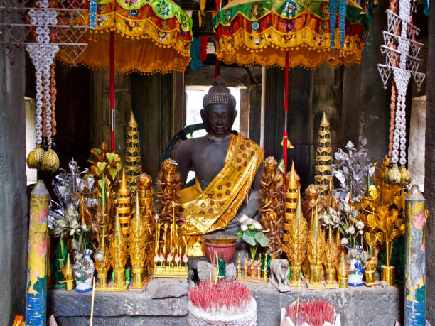 istock Architecture of ancient temple complex Angkor, Siem Reap 1164971450