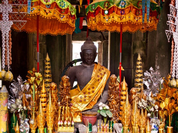 istock Architecture of ancient temple complex Angkor, Siem Reap 1164971674
