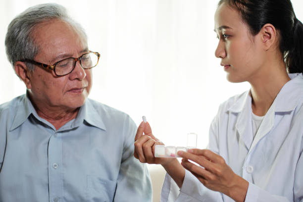 istock Doctor prescribing the medicine 1164972624