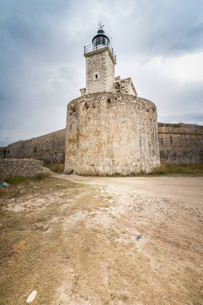 istock Lighthouse at Agia Mavra Fortress in Lefkada 1164977240