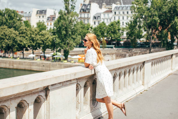 istock Young woman in Paris 1164984543