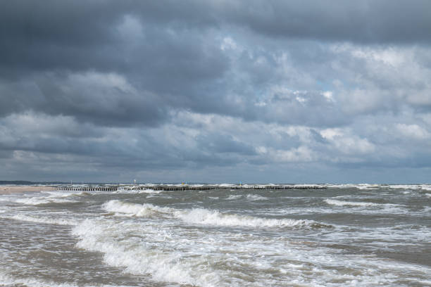 istock waves by the sea shore 1164985329