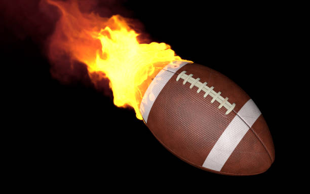 istock Burning football 1164986602