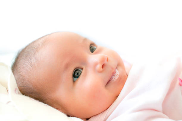 close-up baby face and saliva in mouth close-up baby face and saliva in mouth Saliva stock pictures, royalty-free photos & images