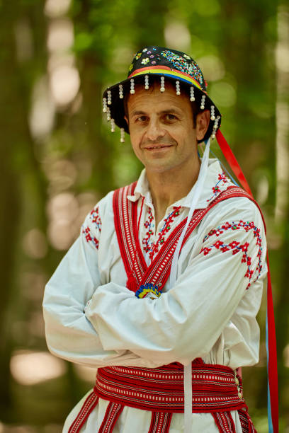 istock Romanian man in traditional costume 1164990958