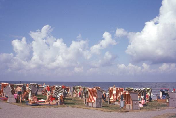 Beach in Majoria, Jurmala. Latvia