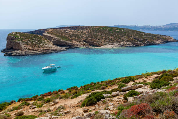 istock Pure crystal water of Blue Lagoon on Malta 1164997140