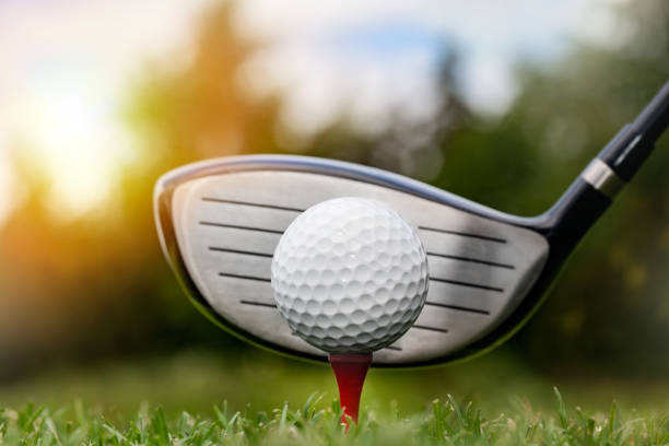 istock Golf club and ball in grass 1165001024