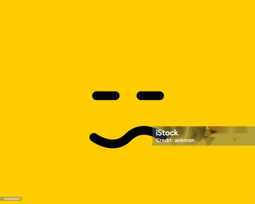 Biểu Tượng Emoji Smile Vector Trên Nền Màu Vàng Hình Nền Nhân Vật ...