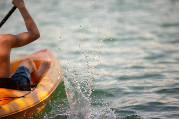 istock abstract kayak action on a mountain lake 1165006723