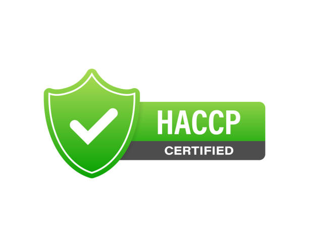 krytyczne punkty kontroli analizy zagrożeń haccp - guarantee seal stock illustrations
