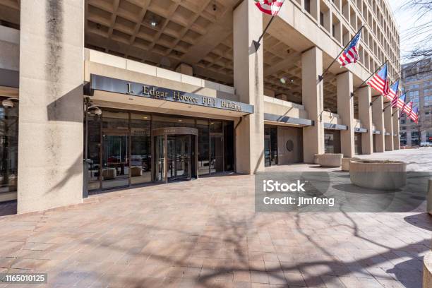 J Edgar Hoover Fbi Building In Washington Dc Usa Stock Photo - Download Image Now - FBI Building, FBI, Department of Justice