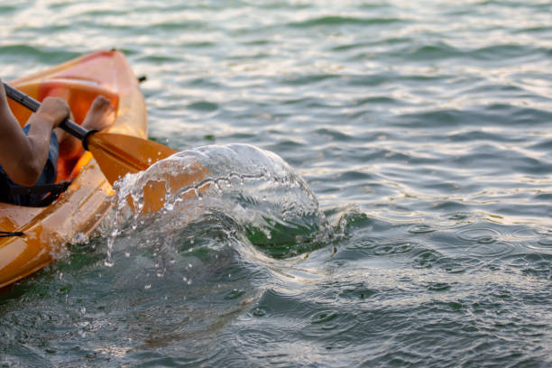 istock abstract kayak action on a mountain lake 1165011310