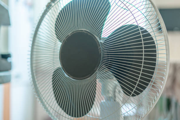 istock close up electrical air cooler at home in the room 1165019546
