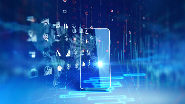 fintech icon and technology element on mobile phone 3d rendering fintech icon and technology element on mobile phone 3d rendering represent Blockchain and
Fintech Investment Financial Internet Technology Concept. application modernization stock pictures, royalty-free photos & images