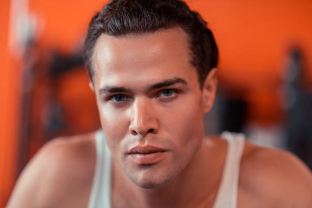 istock Face of a good looking handsome man 1165025204
