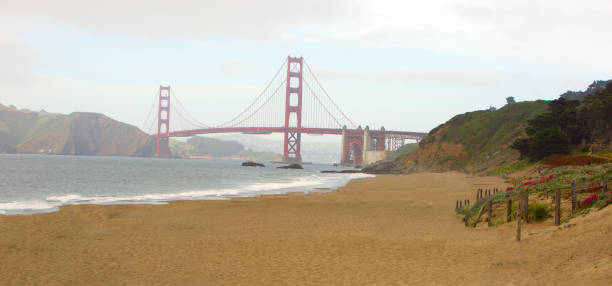 istock Panoramic shot of the Golden Gate Bridge from Baker Beach 1165032346