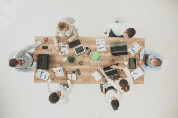 istock Business meeting by multi-ethnic group 1165043479