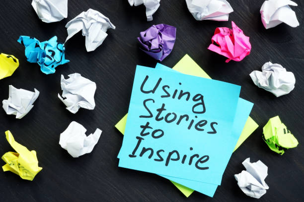 istock Using stories to inspire. Influence of storytelling. 1165046488