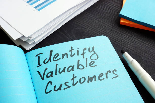 istock Sign on a page Identify valuable customers RFM Segmentation concept. 1165046533