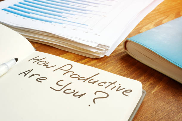 istock How Productive Are You? Working report about productivity. 1165046783