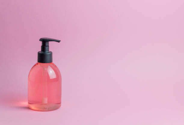 istock Cosmetics on a pink background. Minimalism. Skincare. 1165048230