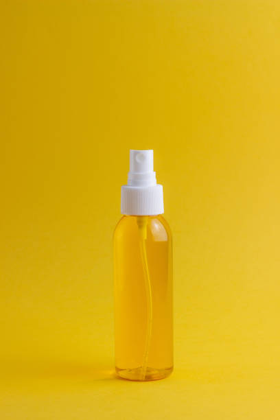 istock Cosmetics on a yellow background. Minimalism. Skincare. 1165048323