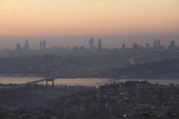 istock Bosphorus Bridge and Istanbul skyline 1165050356