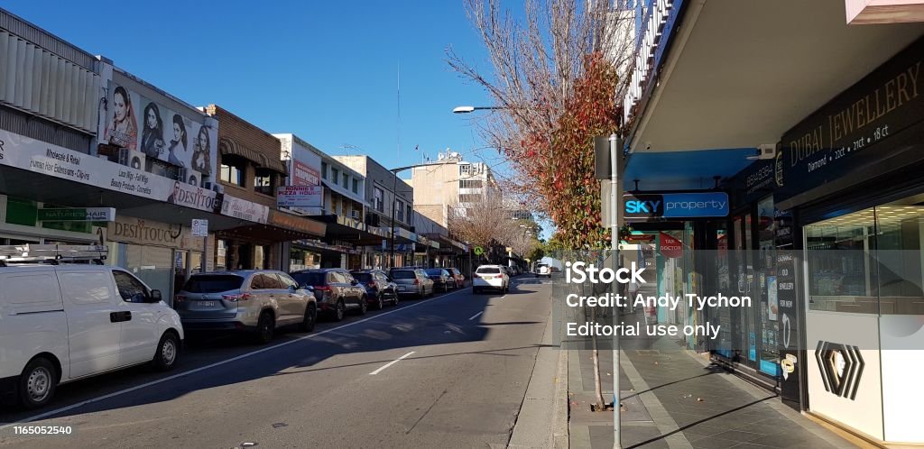 Northern End Of Flushcombe Road Blacktown Stock Photo - Download Image Now  - Australia, New South Wales, Asphalt - iStock