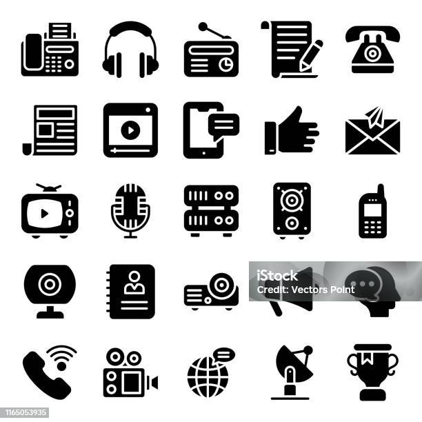 Communication Board Vector Communication Vectors Pack Stock Illustration - Download Image Now ...