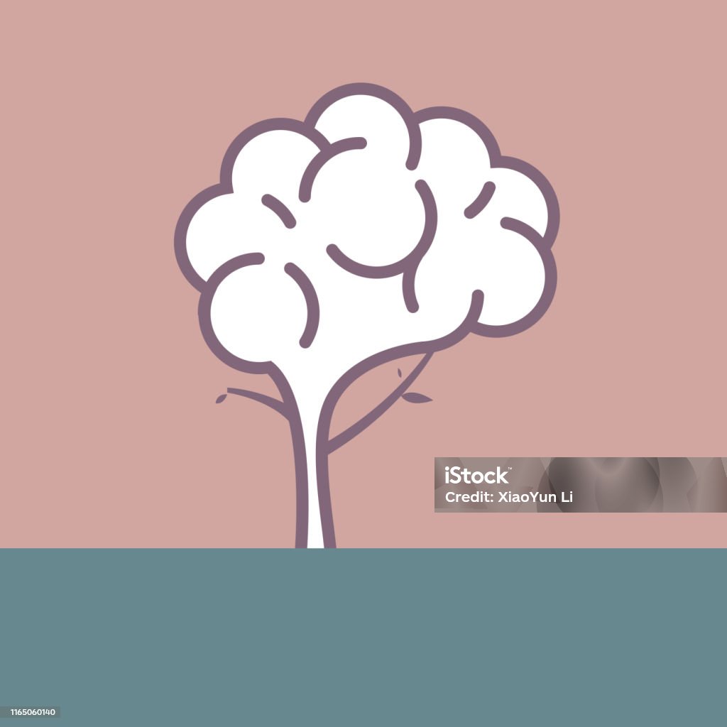 Memorizing Tree Memory Tree Stock Illustration - Download Image Now - Abstract, Biology ...