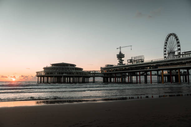 istock Pier, Beach in Scheveningen, the hague, the netherlands 1165062485