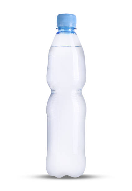 istock small plastic bottle with mineral water on a white background 1165062858