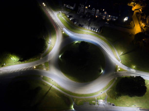istock Roundabout long exposure from the sky 1165072178