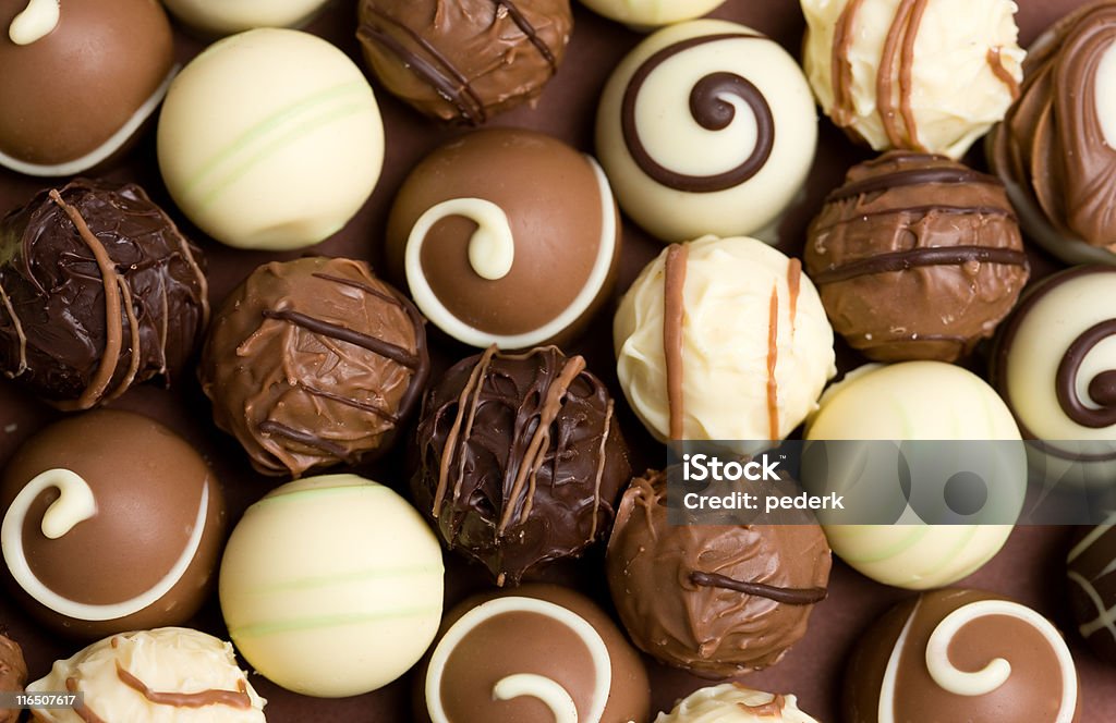 Luxo chocolate - Foto de stock de Trufa de Chocolate royalty-free