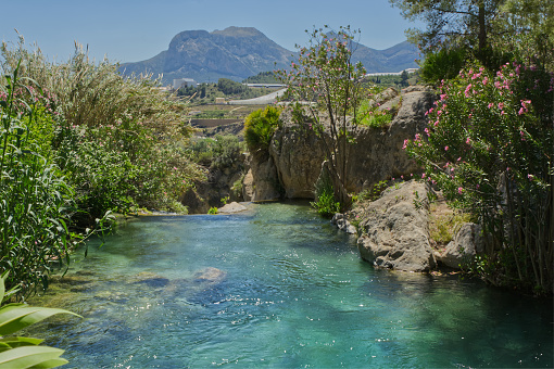 Landscape on the route of the Five Lagoons in the Sierra de Gredos, Spain