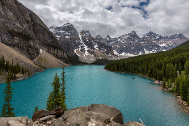 istock Banff National Park at cloudy day 1165082791