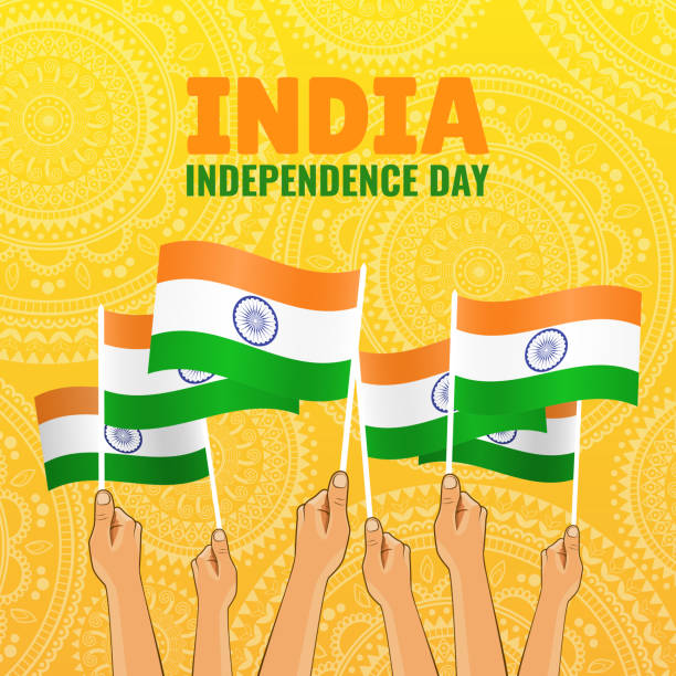 ilustrações de stock, clip art, desenhos animados e ícones de india independence day. - day backgrounds traditional culture creativity