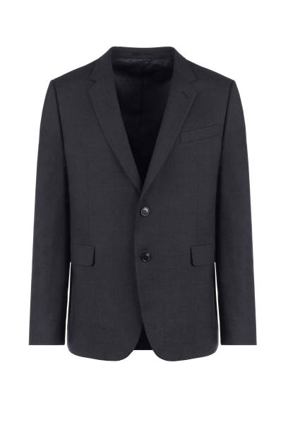 istock Male black blazer on isolated background, men jacket 1165087042