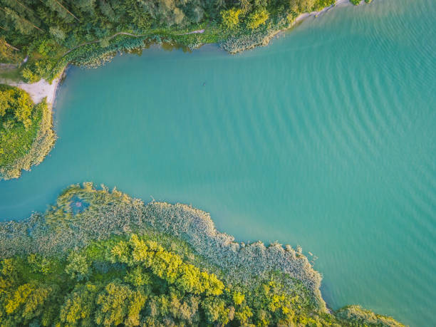istock Aerial View Of Lake 1165087832